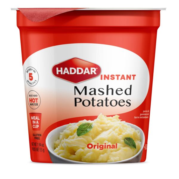 HADDAR: Original Instant Mashed Potato Cups, 1.94 oz