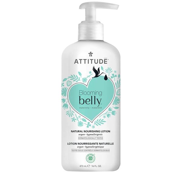 ATTITUDE: Blooming Belly Natural Nourishing Lotion, 16 oz