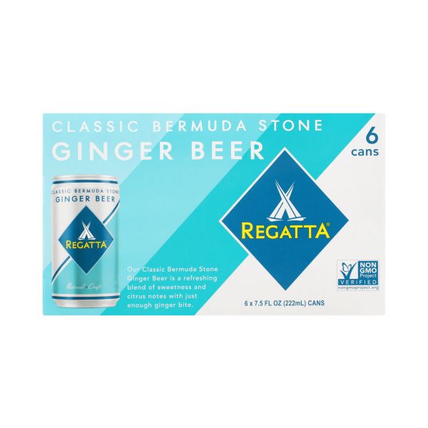 REGATTA: Classic Bermuda Stone Ginger Beer 6 Pack, 45 fo