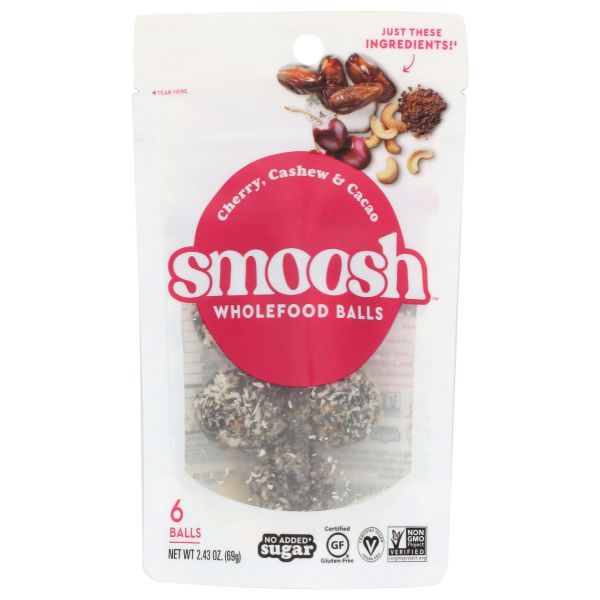 SMOOSH: Cherry Cashew and Cacao Brownie, 2.43 oz