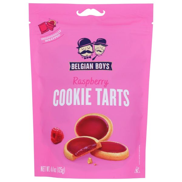 BELGIAN BOYS: Cookie Tart Raspberry, 4.4 oz