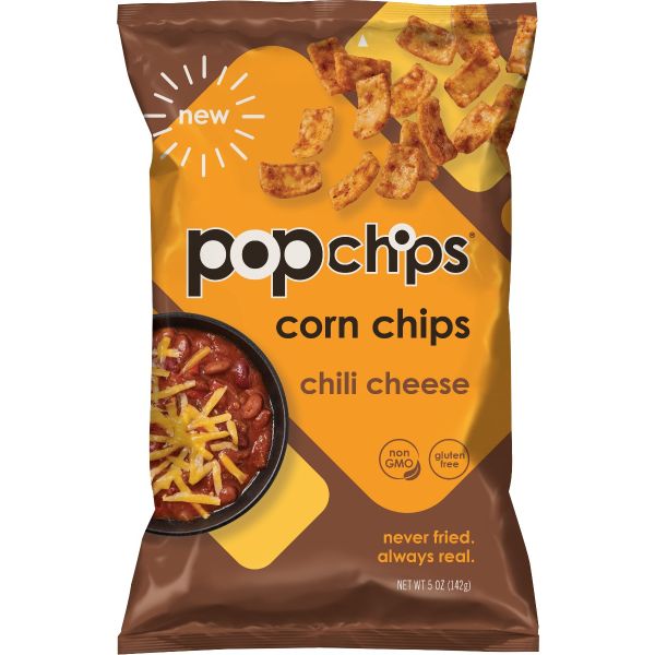 POPCHIPS: Chili Cheese Corn Chips, 5 oz