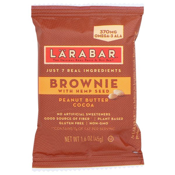 LARABAR: Peanut Butter Cocoa Brownie Bar, 1.6 oz