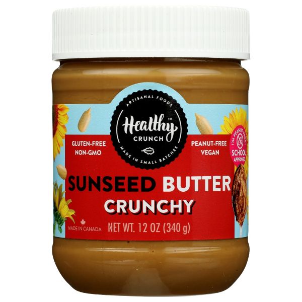 HEALTHY CRUNCH: Crunchy Sunseed Butter, 12 oz