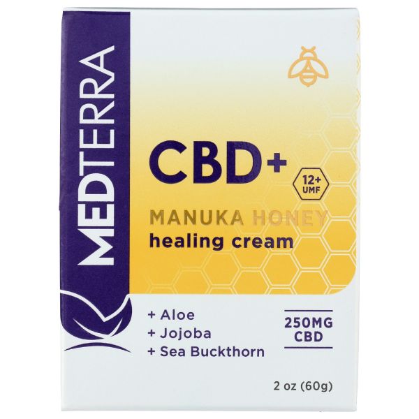 MEDTERRA: Manuka Honey CBD Healing Cream, 2 oz