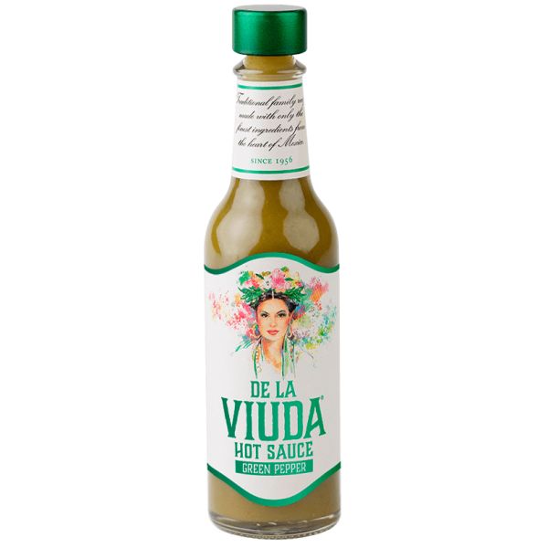 DE LA VIUDA: Hot Sauce Green Pepper, 5 oz