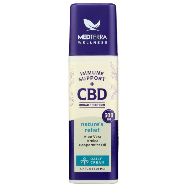 MEDTERRA: Nature’s Relief CBD Cream 500 Mg, 1.7 oz