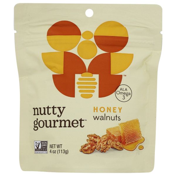 THE NUTTY GOURMET: Honey Walnuts, 4 oz
