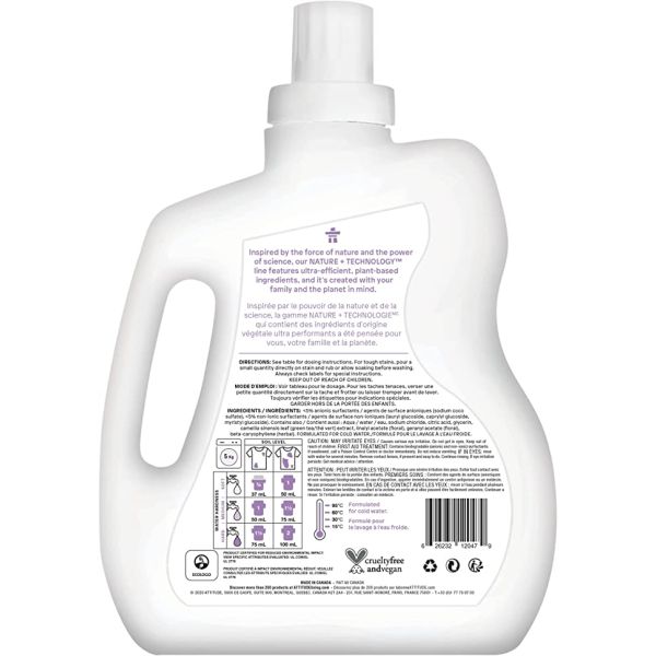 ATTITUDE: Lavender 40 Loads Laundry Detergent, 67.6 fo