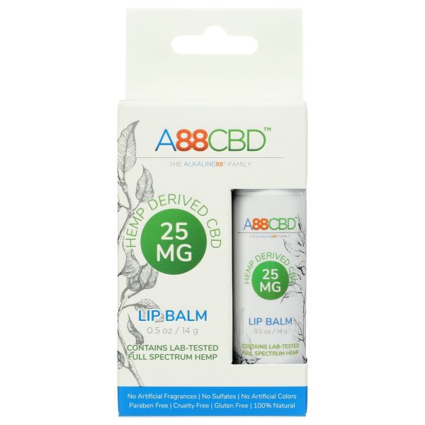 A88CBD: Infused Lip Balm 25 Mg, 0.5 oz