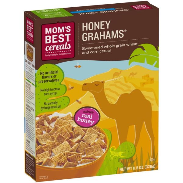 MOMS BEST: Honey Graham Cereal, 11.5 oz