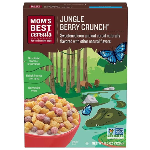 MOMS BEST: Jungle Berry Crunch Cereal, 11.5 oz