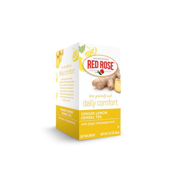 RED ROSE: Ginger Lemon Tea, 18 bg