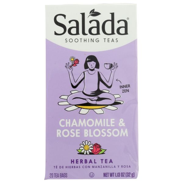 SALADA: Chamomile and Rose Blossom Herbal Tea, 20 bg