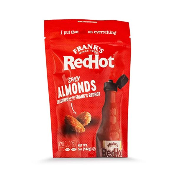 STUBBS: Spicy Almond Seasoned With Redhot, 5 oz