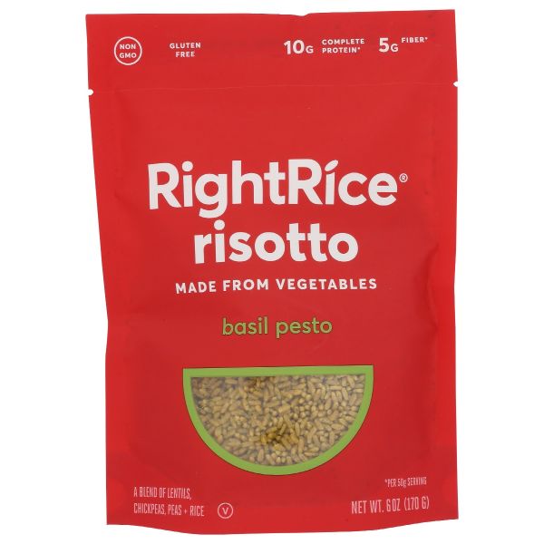 RIGHTRICE: Rice Basil Pesto Risotto, 6 oz