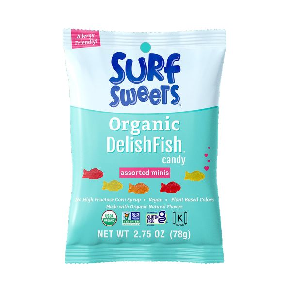 SURF SWEETS: Organic DelishFish Assorted Minis, 2.75 oz