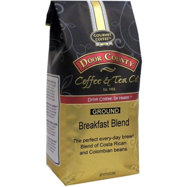 DOOR COUNTY COFFEE: Breakfast Blend Ground Coffee, 10 oz