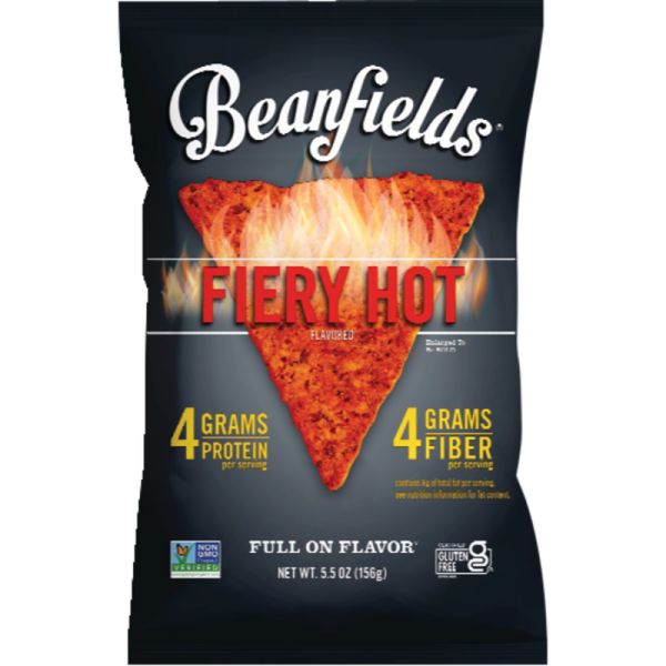 BEANFIELDS: Fiery Hot Chips, 5.5 oz