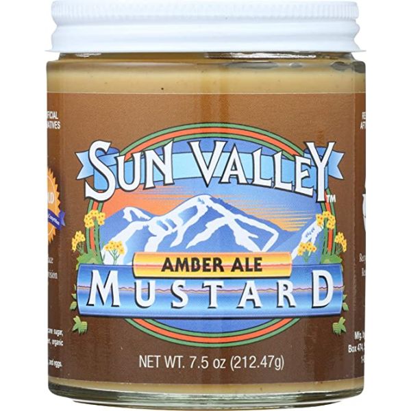 SUN VALLEY MUSTARD: Amber Ale Mustard, 7.5 oz