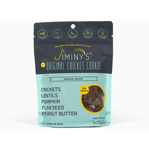 JIMINYS: Original Cricket Cookie Dog Treats, 5 oz