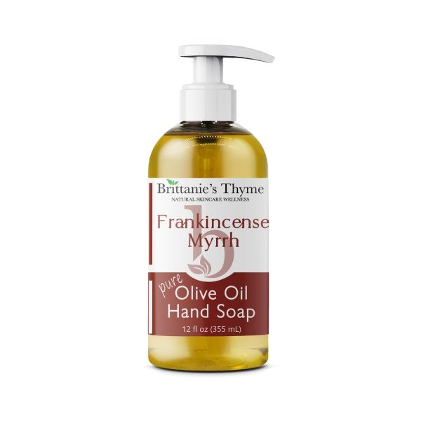BRITTANIE'S THYME: Soap Hnd Frankincense Myr, 12 oz