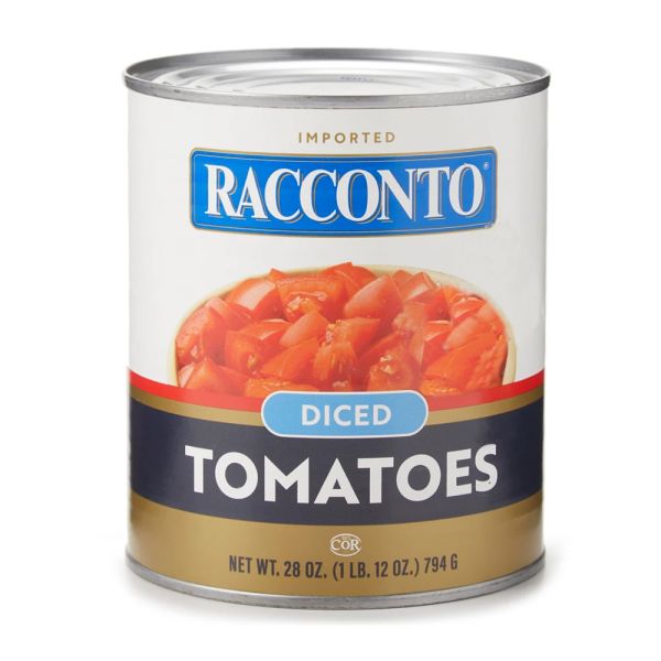 RACCONTO: Tomatoes Diced, 28 OZ