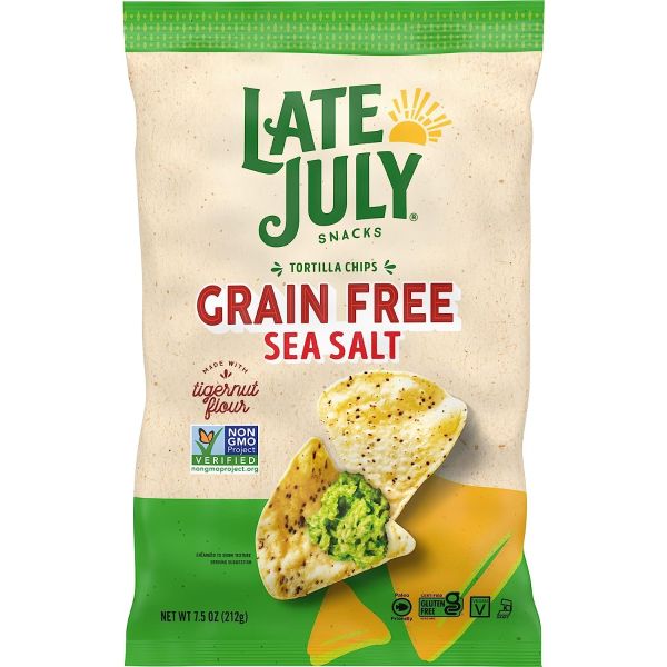 LATE JULY: Grain Free Sea Salt Tortilla Chips, 7.5 oz