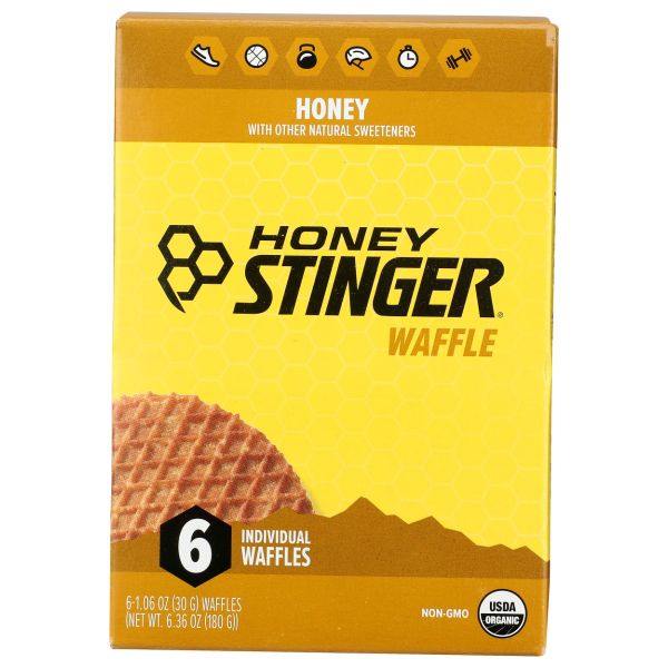 HONEY STINGER: Waffle Honey 6Pc, 6.36 oz