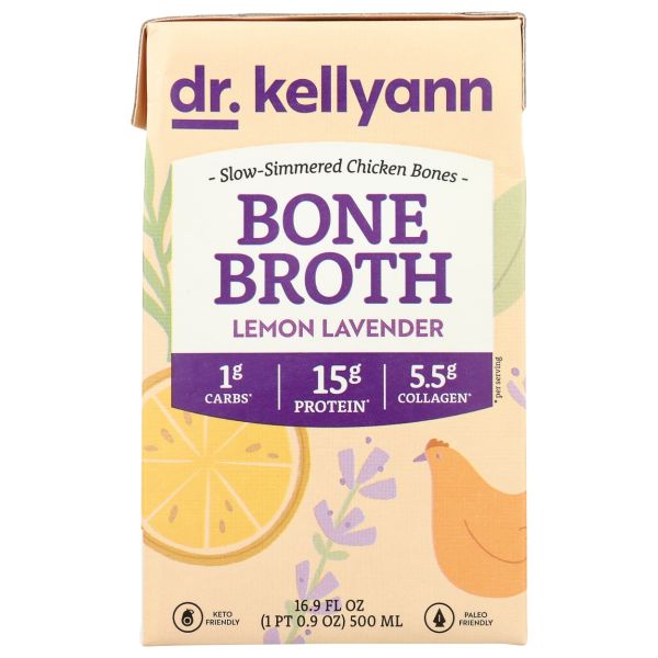 DR. KELLYANN: Bone Broth Lemon Lavender, 16.9 fo