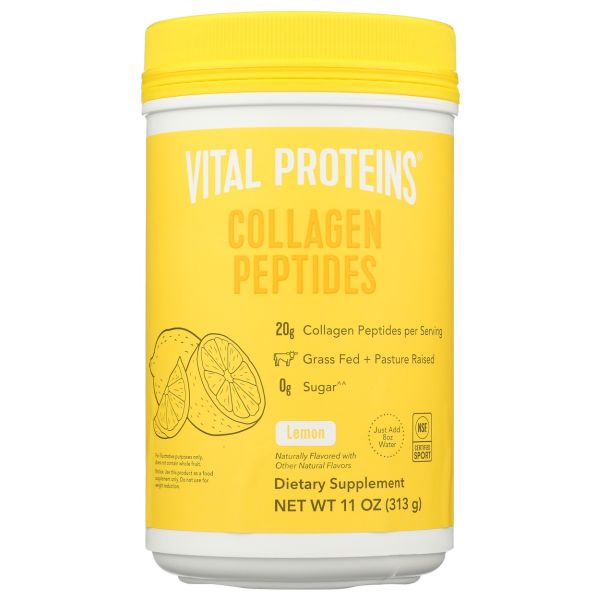 VITAL PROTEINS: Lemon Collagen Peptides, 11 oz