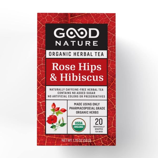 GOOD NATURE: Tea Hibiscus Rosehips, 1.76 OZ