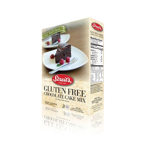 STREITS: Gluten Free Chocolate Cake Mix, 12 oz