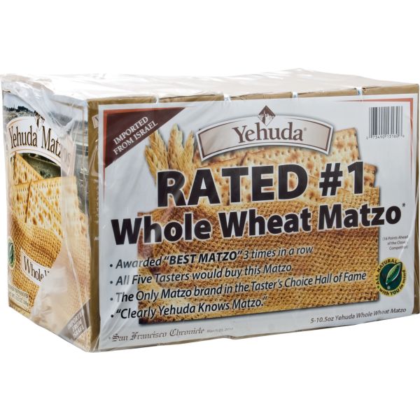 YEHUDA: Whole Wheat Overwrap Matzo, 52.50 oz