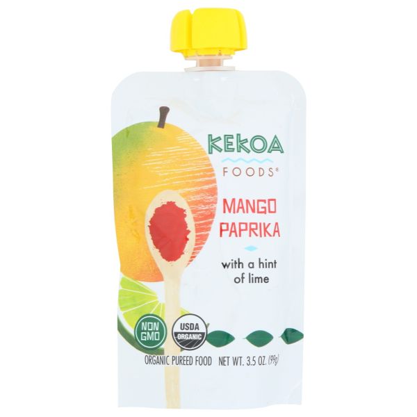 KEKOA: Mango Paprika Squeeze Pouch, 3.5 oz