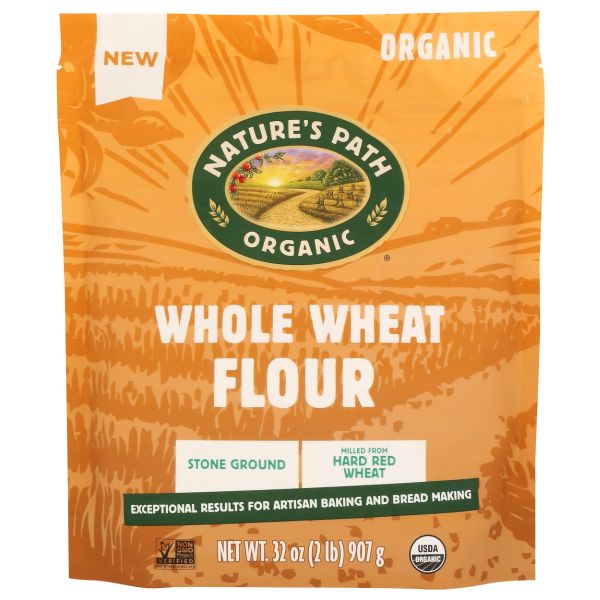 NATURES PATH: Flour Whole Wheat Organic, 32 oz