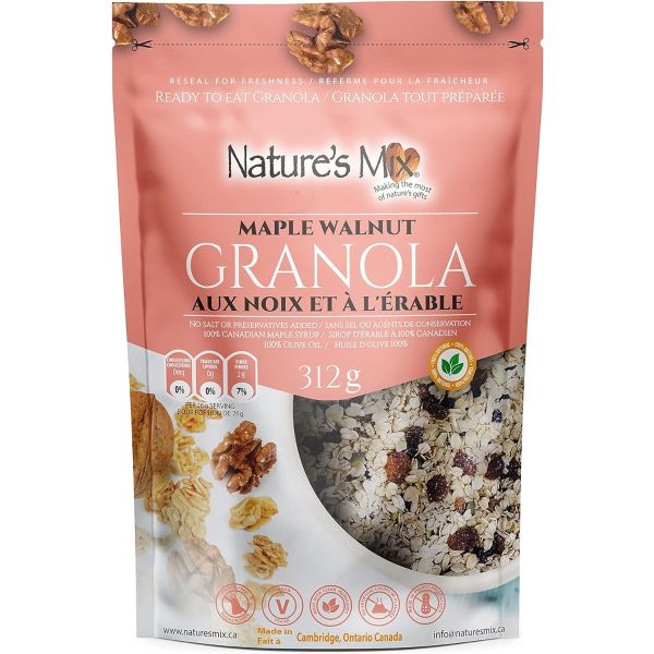 NATURES MIX: Granola Maple Walnut, 11 oz