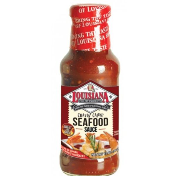 LOUISIANA FISH FRY: Seafood Cajun Sauce, 12 oz