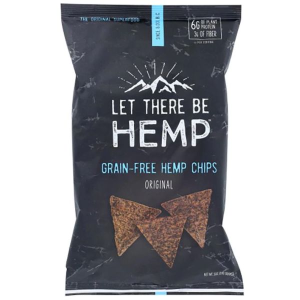 LET THERE BE HEMP: Original Grain Free Hemp Chips, 5 oz