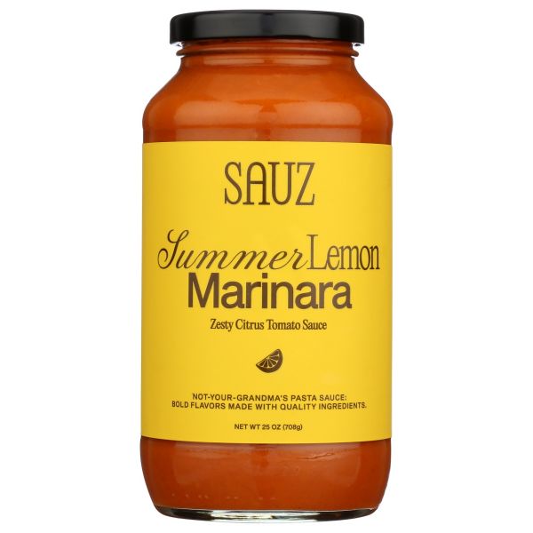 SAUZ: Summer Lemon Marinara Sauce, 25 oz