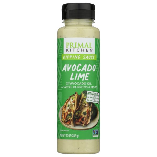 PRIMAL KITCHEN: Avocado Lime Dipping Sauce, 10 oz