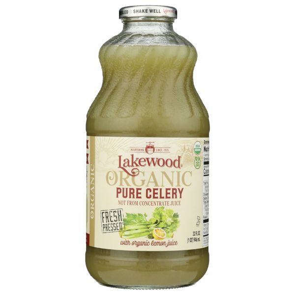 LAKEWOOD: Organic Pure Celery Juice, 32 fo