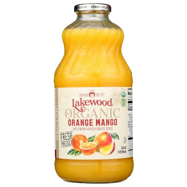 LAKEWOOD: Organic Orange and Mango Blend, 32 fo