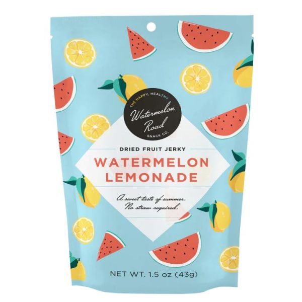 WATERMELON ROAD: Dried Fruit Jerky Watermelon Lemonade, 1.5 oz