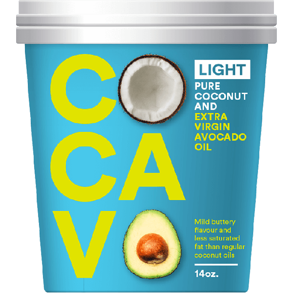 COCAVO: Pure Coconut and Extra Virgin Avocado Oil Light, 14 oz