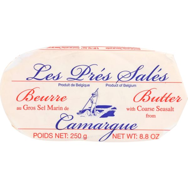 LES PRES SALES: Sea Salt Butter Camargue, 8.8 oz