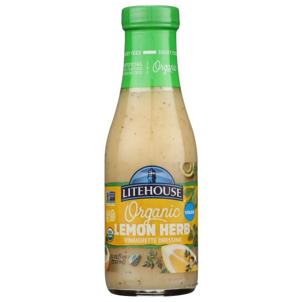 LITEHOUSE: Organic Lemon Herb Vinaigrette Dressing, 11.25 fl oz