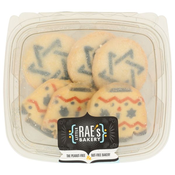 LITTLE RAES BAKERY: Happy Hanukkah Shortbread Cookies, 7 oz