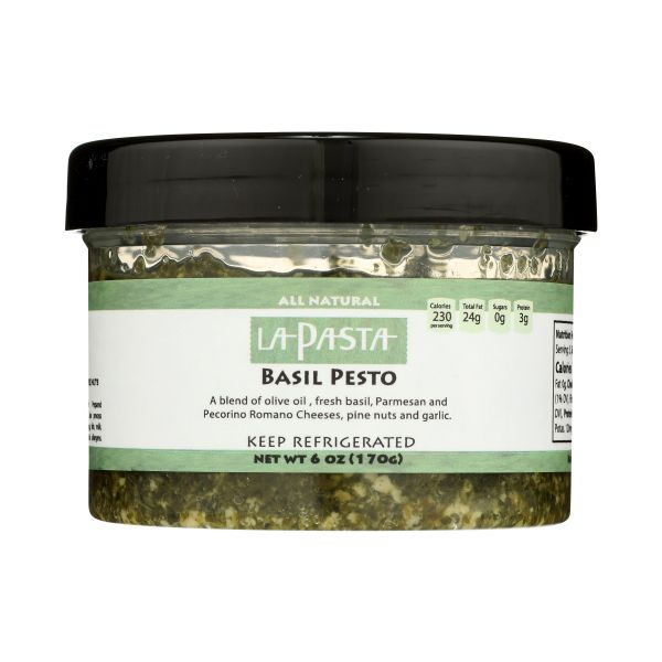 LA PASTA: Basil Pesto Sauce, 6 oz