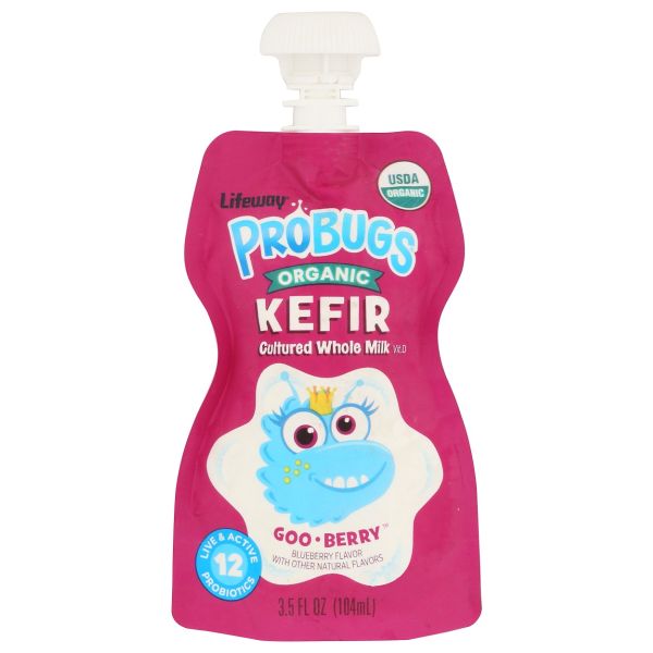 LIFEWAY: Probug Goo Berry Organic Kefir, 3.5 oz